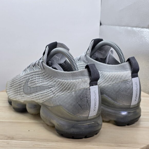 Size 8 - Nike Air VaporMax Flyknit 3 Reflective Silver 2019 AJ6900 101 - Picture 7 of 9